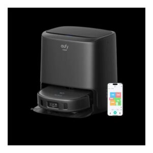 EUFY Clean X9 Pro Robot Vacuum Cleaner with Auto-Clean Station - Black