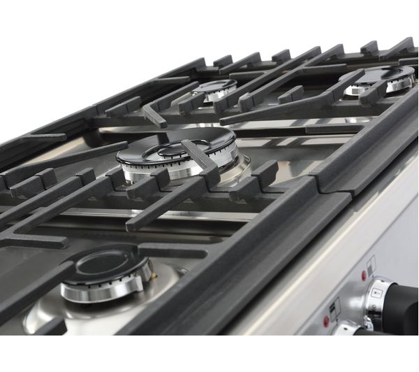 STOVES Ellingwood 90DFT MET SV 90 cm Dual Fuel Range Cooker - Metallic Silver