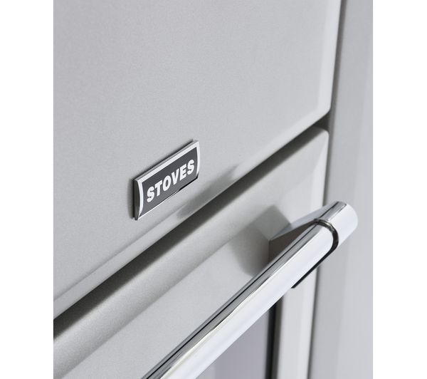 STOVES Ellingwood 90DFT MET SV 90 cm Dual Fuel Range Cooker - Metallic Silver