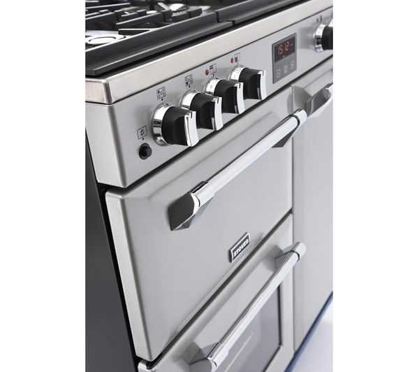 STOVES Ellingwood 90DFT MET SV 90 cm Dual Fuel Range Cooker - Metallic Silver