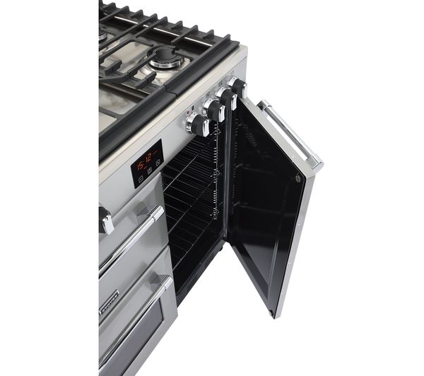 STOVES Ellingwood 90DFT MET SV 90 cm Dual Fuel Range Cooker - Metallic Silver