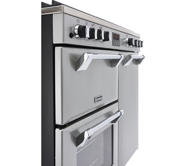 STOVES Ellingwood 90DFT MET SV 90 cm Dual Fuel Range Cooker - Metallic Silver