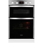 INDESIT Aria DDD5340CIX Electric Double Oven - Stainless Steel