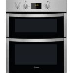 INDESIT Aria DDU 5340 C IX Electric Built-under Double Oven - Stainless Steel