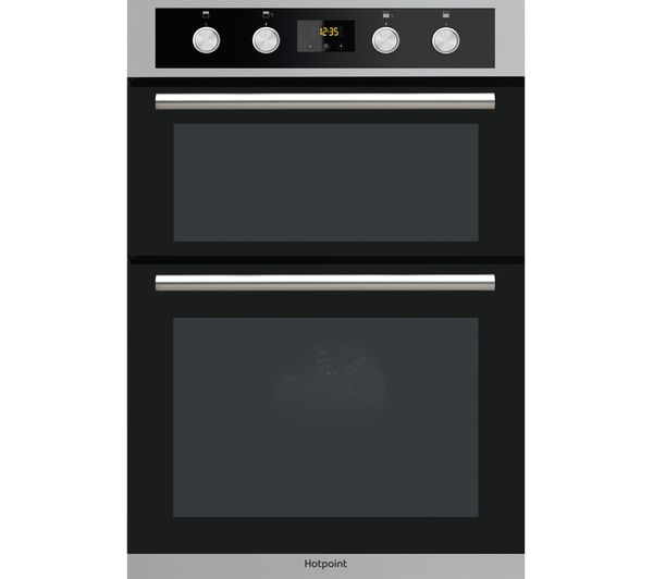 HOTPOINT Class 2 DD2 844 C IX Electric Double Oven - Stainless Steel & Black