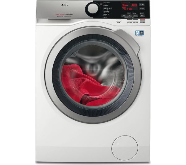 AEG ProSteam L7FEE945R 9 kg 1400 Spin Washing Machine - White & Stainless Steel