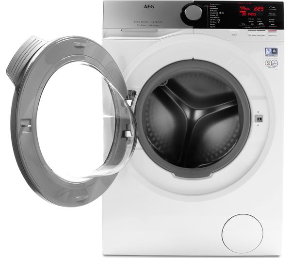 AEG ProSteam L7FEE945R 9 kg 1400 Spin Washing Machine - White & Stainless Steel