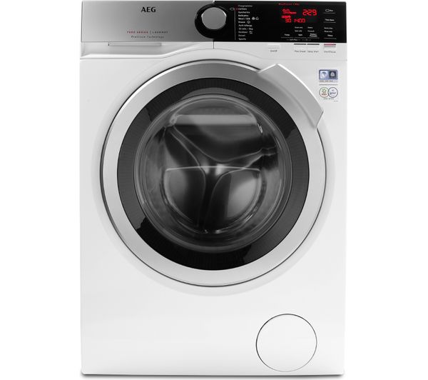 AEG ProSteam L7FEE945R 9 kg 1400 Spin Washing Machine - White & Stainless Steel