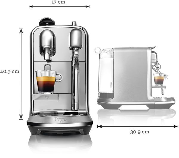 NESPRESSO by Sage Creatista Plus BNE800BSS Coffee Machine - Stainless Steel