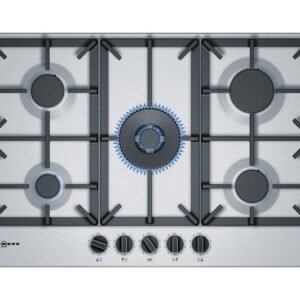 NEFF N70 T27DS59N0 75 cm Gas Hob - Stainless Steel