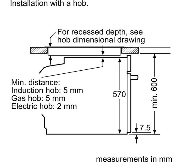 BOSCH Series 4 HBS573BS0B Electric Pyrolytic Oven - Stainless Steel
