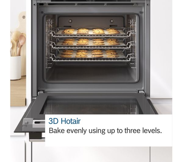 BOSCH Series 4 HBS573BS0B Electric Pyrolytic Oven - Stainless Steel