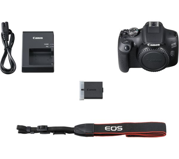 CANON EOS 2000D DSLR Camera - Body Only