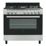 LOGIK LFTG90X18 90 cm Dual Fuel Range Cooker – Stainless Steel