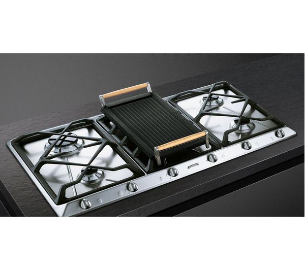 SMEG Cucina SRV596GH5 89 cm Gas Hob - Stainless Steel