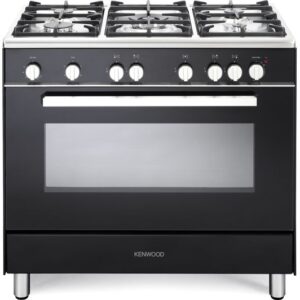 KENWOOD CK307G 90 cm Gas Range Cooker – Black & Chrome