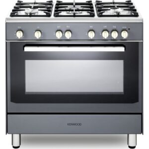 KENWOOD CK307G SL 90 cm Gas Range Cooker – Grey & Chrome