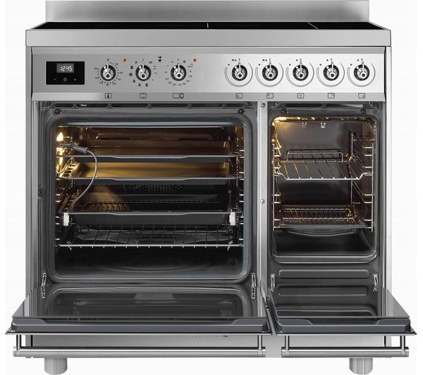 SMEG C92IPX9 90 cm Electric Induction Range Cooker - Stainless Steel