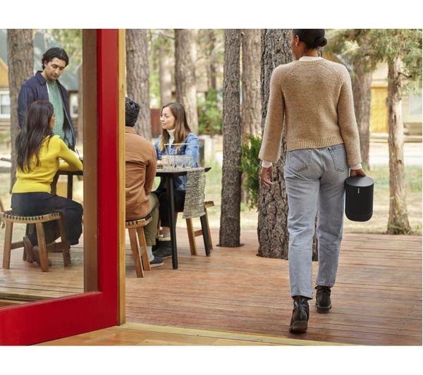 SONOS Move Portable Wireless Multi-room Speaker with Google Assistant & Amazon Alexa - Black - Image 8