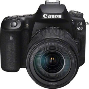 CANON EOS 90D DSLR Camera with EF-S 18-135 mm f 3.5-5.6 IS USM Lens