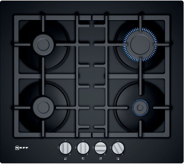 NEFF N30 T26CB49S0 59 cm Gas Hob - Black