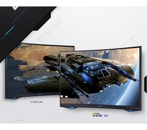 SAMSUNG Odyssey G7 LC32G75TQSPXXU Quad HD 32" Curved QLED Gaming Monitor - Black - Image 4