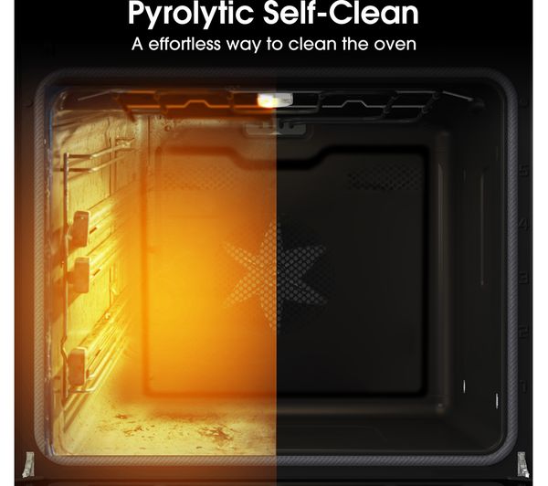 HISENSE ChefPro OP543PGUK Electric Pyrolytic Oven - Black