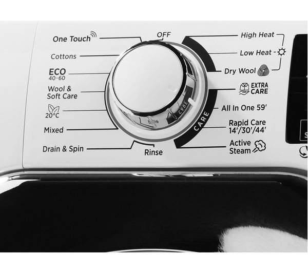 HOOVER H-Wash 300 H3DS696TAMCE NFC 9 kg Washer Dryer - White