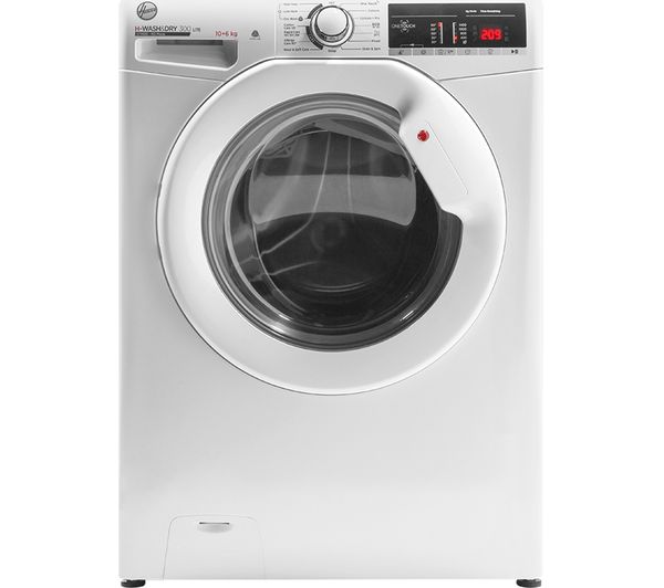 HOOVER H-Wash 300 H3D 4106TE NFC 10 kg Washer Dryer - White