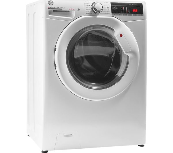 HOOVER H-Wash 300 H3D 4106TE NFC 10 kg Washer Dryer - White