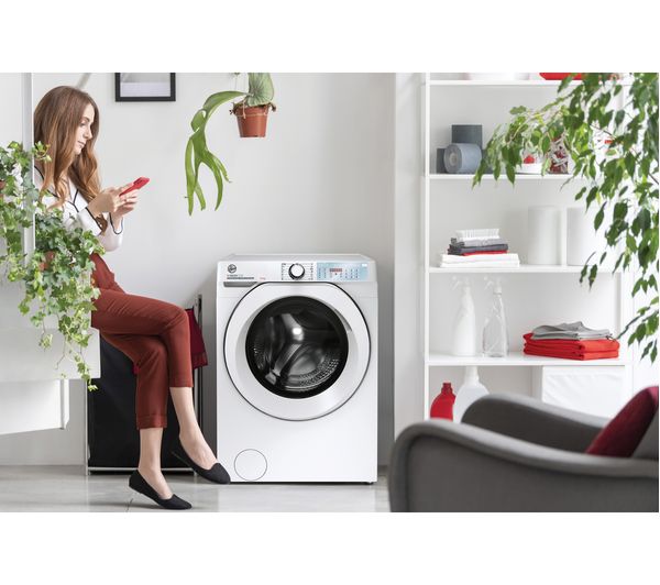 HOOVER H-Wash 500 HWB 414AMC WiFi-enabled 14 kg 1400 Spin Washing Machine - White