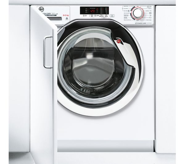HOOVER H-WASH 300 Lite HBDS485D2ACE Integrated 8 kg Washer Dryer