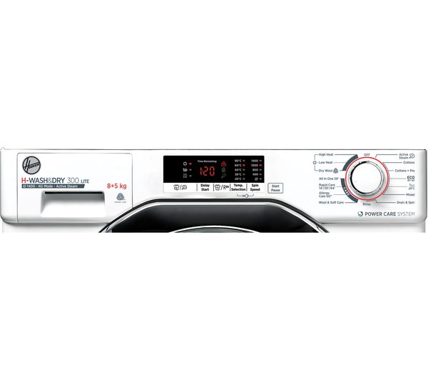 HOOVER H-WASH 300 Lite HBDS485D2ACE Integrated 8 kg Washer Dryer