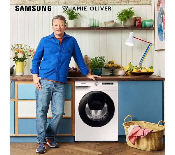 SAMSUNG Series 5+ AddWash WW90T554DAW/S1 WiFi-enabled 9 kg 1400 Spin Washing Machine - White