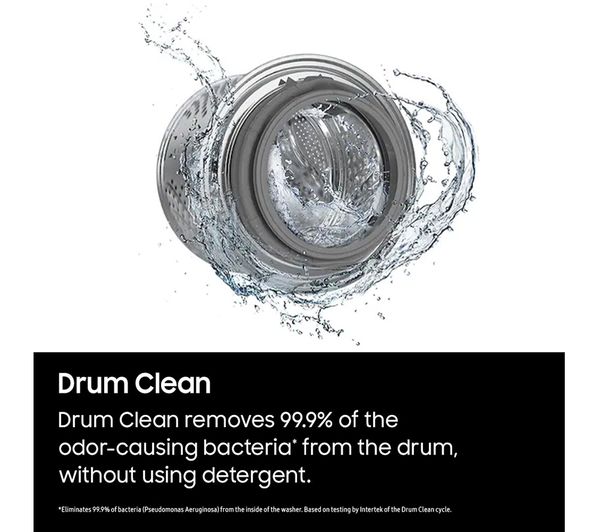 SAMSUNG Series 5 ecobubble WW90TA046AE EU 9 kg 1400 Spin Washing Machine - White