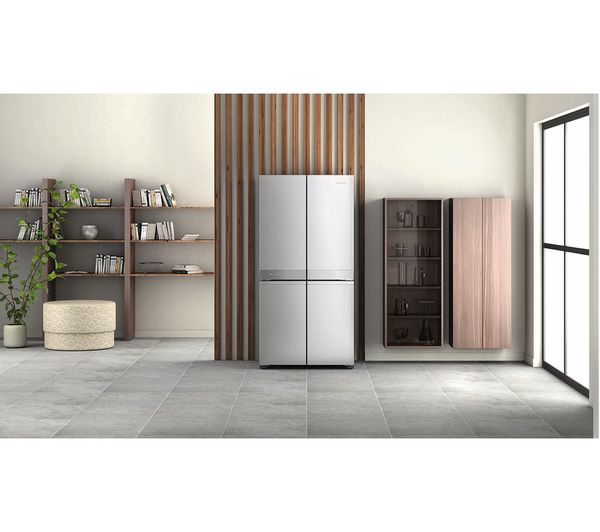 HOTPOINT HQ9 M2L UK Fridge Freezer - Stainless Steel