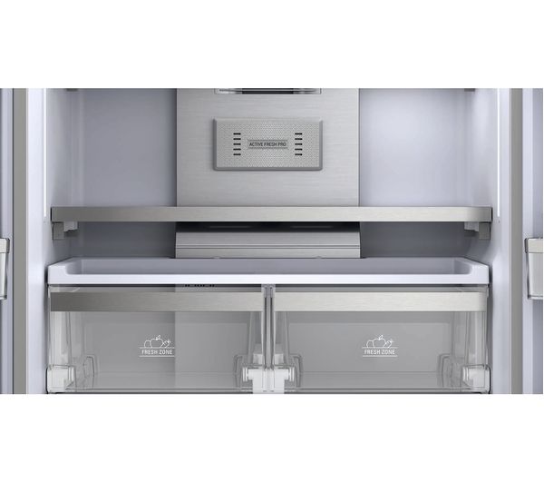 HOTPOINT HQ9 M2L UK Fridge Freezer - Stainless Steel