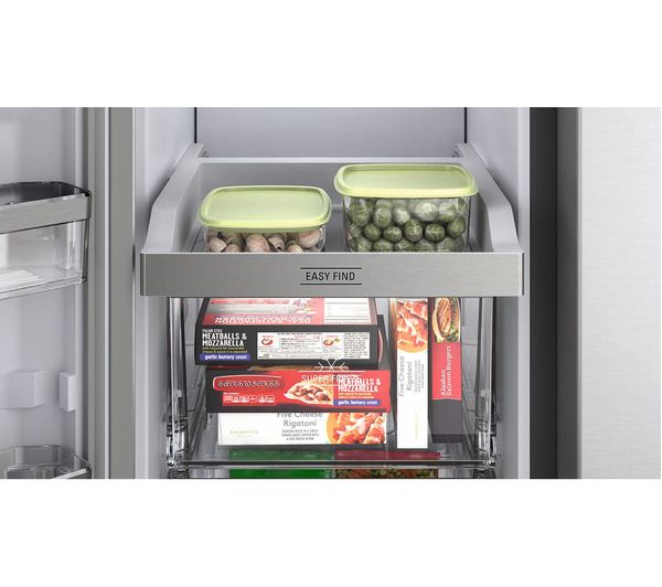 HOTPOINT HQ9 M2L UK Fridge Freezer - Stainless Steel