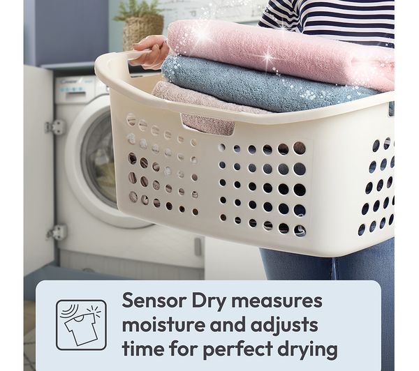 CANDY CBD495D2WE 1-80 Integrated 9 kg Washer Dryer