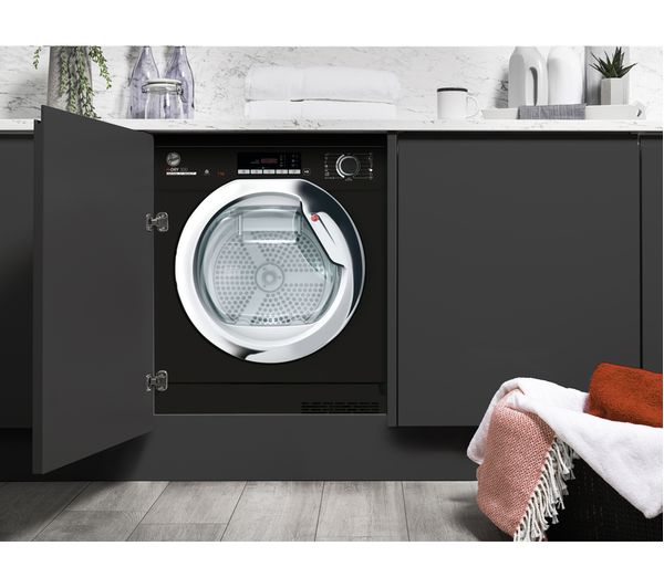 HOOVER BHTDH7A1TCEB WiFi-enabled Integrated 7 kg Heat Pump Tumble Dryer