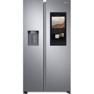 SAMSUNG Family Hub SpaceMax RS6HA8891SL EU American-Style Smart Fridge Freezer - Aluminium