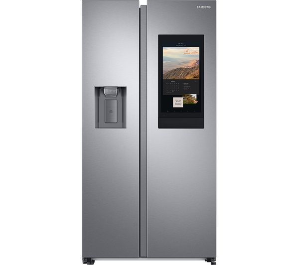 SAMSUNG Family Hub SpaceMax RS6HA8891SL EU American-Style Smart Fridge Freezer - Aluminium