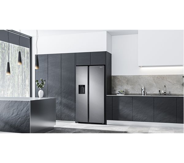 SAMSUNG Series 8 SpaceMax RS68A8840S9 EU American-Style Fridge Freezer - Matte Stainless