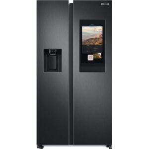 SAMSUNG Family Hub SpaceMax RS6HA8891B1 EU American-Style Smart Fridge Freezer - Black Stainless