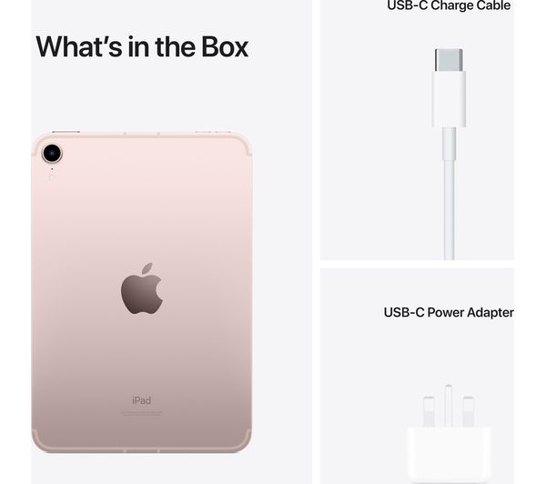 APPLE 8.3" iPad mini Cellular (2021) - 256 GB Pink - Image 2