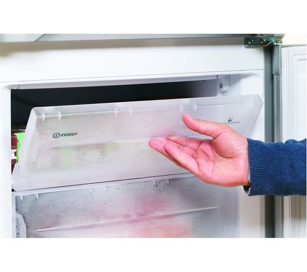 INDESIT IBD 5515 S 1 60 40 Fridge Freezer - Silver