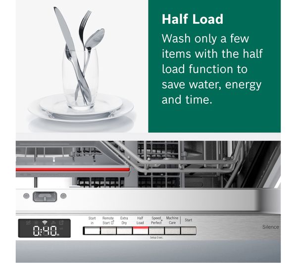 BOSCH Series 4 SMV4HAX40G Full-size Fully Integrated WiFi-enabled Dishwasher