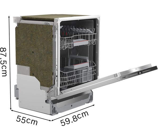 BOSCH Series 4 SMV4HAX40G Full-size Fully Integrated WiFi-enabled Dishwasher