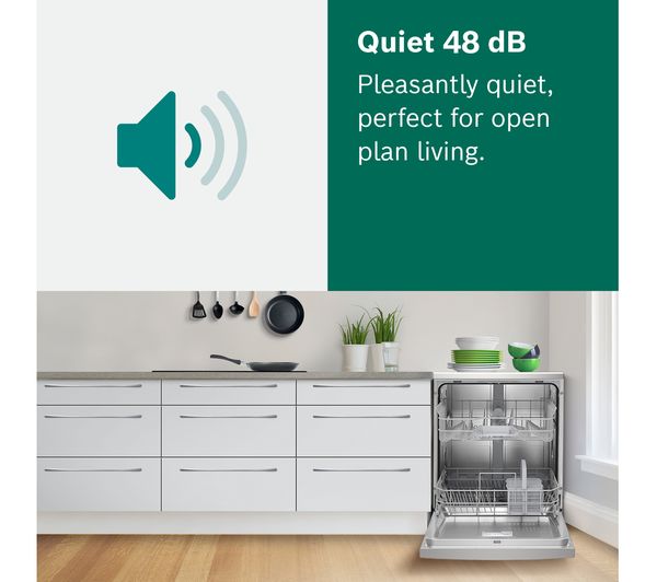 BOSCH Series 2 SMS2ITI41G Full-size WiFi-enabled Dishwasher - Stainless Steel