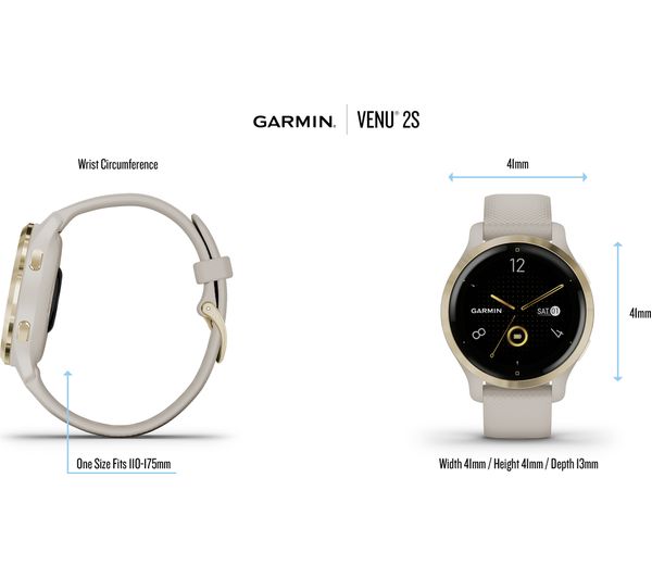 GARMIN Venu 2S - Mist Grey & Silver